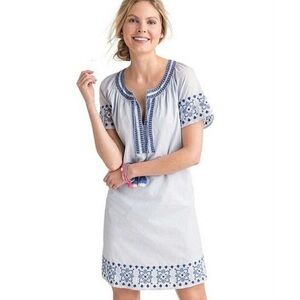 Vineyard Vines Sea Spray Stripe Tassel Dress XS NWT